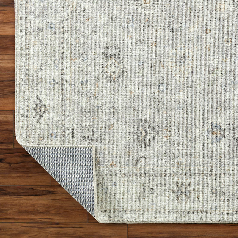 Becki Owens x Surya Davina Oriental Feather Gray/Taupe Area Rug